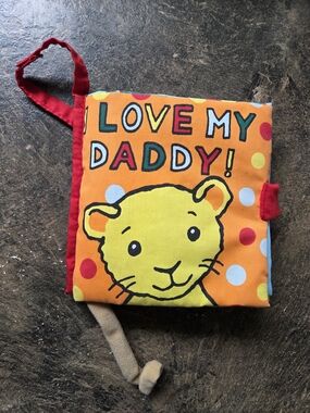Little Jellycat Plush Sensory 'I Love My Daddy' Soft Cloth Book